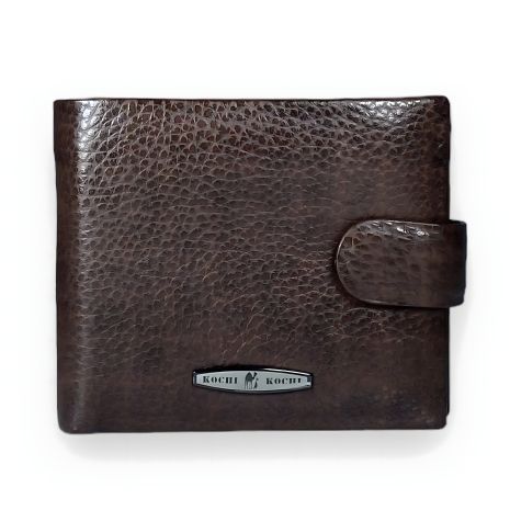 Гаманець шкіряний чоловічий, коричневий
