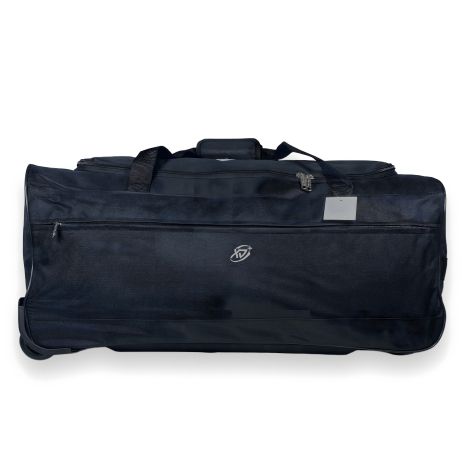 Велика дорожня сумка на колесах, 72 л, дві ручки, чорна Велика дорожня сумка на колесах, 72 л, дві ручки, чорна