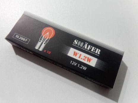 Saincoral Shafer 12V W1.2W (SL2007) (10 шт. У одиницях) (N0177512) Ціна на 1 ПК