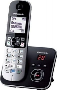 DECT радіотелефон Panasonic KX-TG6821UAB Black