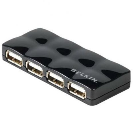 Концентратор USB2.0 Belkin Mobile Hub Black (F5U701cwBLK) 7xUSB2.0 + bp