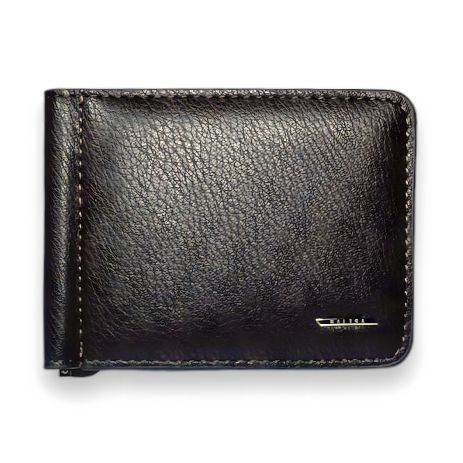 Коричневый зажим для купюр, экокожа, одно отделение Коричневый зажим для купюр, экокожа, одно отделение