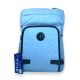 Міський рюкзак 23 л, одне відділення, фронтальна кишеня, дві бічні кишені, блакитний