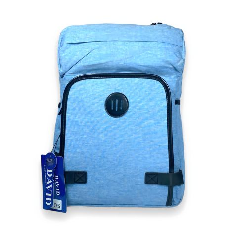 Городской рюкзак 23 л с фронтальным и боковыми карманами, голубой Городской рюкзак 23 л с фронтальным и боковыми карманами, голубой