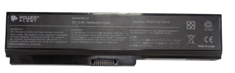 Акумулятори PowerPlant для ноутбуків TOSHIBA Satellite L750 (PA3817U-1BAS) 10.8V 10400mAh