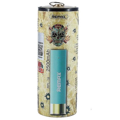 АРХІВ ВИДАЛИТИ Повербанк Remax RPL-18 Shell 2500mAh Blue