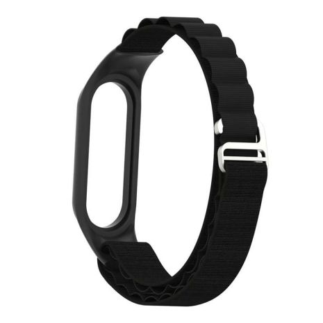 Ремінець Armorstandart AlpinaStyle Band для Xiaomi Mi Band 7/6/5/4 Black (ARM64987)