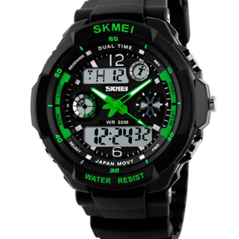 Дитячий годинник Skmei S-Shock Green 0931