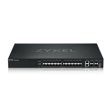 Коммутатор ZYXEL XGS2220-30F (XGS2220-30F-EU0101F) (24xSFP, 2x1/2,5/5/10GE, 4хSFP+, L3 Access, NebulaFlex Pro)