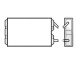 Радіатор пічки Volvo 740/760/940/960 (Nissens) FP 72 N178-X