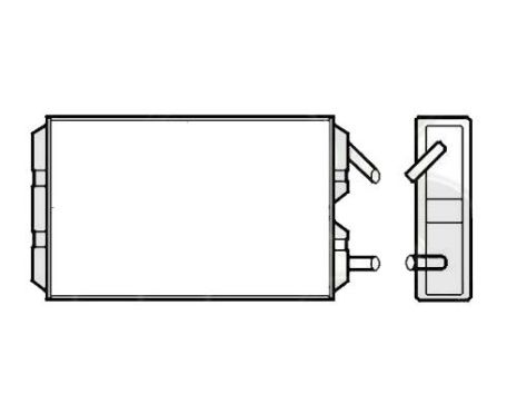 Радіатор пічки Volvo 740/760/940/960 (Nissens) FP 72 N178-X