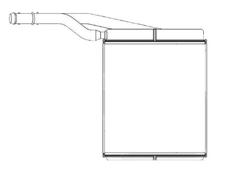 Радіатор пічки Ford Focus (AVA) FP 28 N24