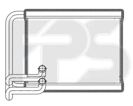 Радіатор пічки Hyundai Sonata YF / Kia Optima (AVA) FP 32 N176-X