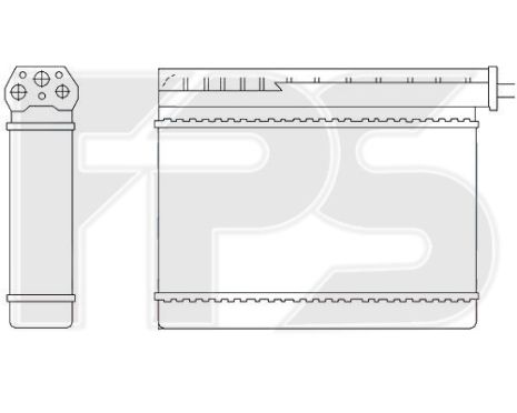 Радіатор обігрівача HEAT 316 (89 -)