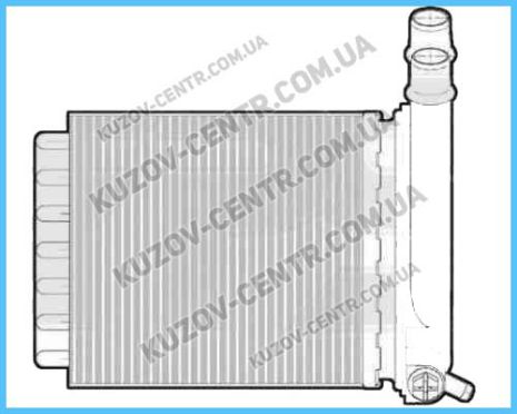 Радіатор пічки Citroen Jumpy, Fiat Scudo, Peugeot Expert (07-12)