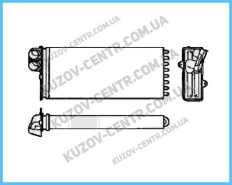 Радіатор пічки Renault Master / Opel Movano (FPS) FP 56 N56