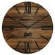 Настінний годинник дерев'яний Glozis Nevada Mokko (40 см) [Дерево, Метал]