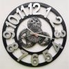 Настінний годинник Ti-Time (40 см) лофт Loft1-Пл-Br-400 cріблястий