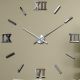 Настенные часы 3D 130 см NC (Чехия) Римские2-G серебристые Настенные часы 3D 130 см NC (Чехия) Римские2-G серебристые