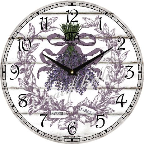 Часы настенные винтаж (33 cм) "Прованс" UTA-039-VP белые Часы настенные винтаж (33 cм) "Прованс" UTA-039-VP белые