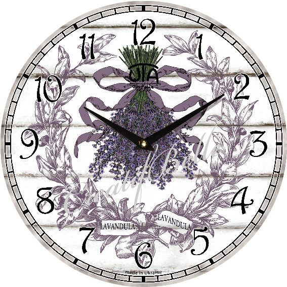 Часы настенные винтаж (33 cм) "Прованс" UTA-039-VP белые Часы настенные винтаж (33 cм) "Прованс" UTA-039-VP белые