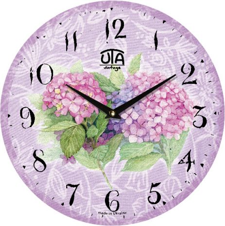Годинник у Прованс (33 см) бузок UTA-050-VP Годинник у Прованс (33 см) бузок UTA-050-VP