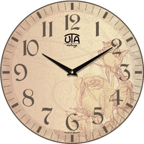 Дивіться стіну ретро (33 см) "Прованс" UTA-054-VP BEIGE