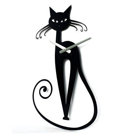 Елегантний настінний годинник Glozis-A-001 чорний (56х33см)