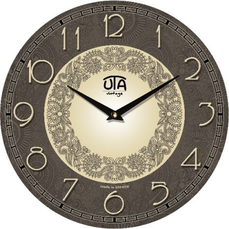 Часы в провансе (33 cм) UTA-017-VP серые
