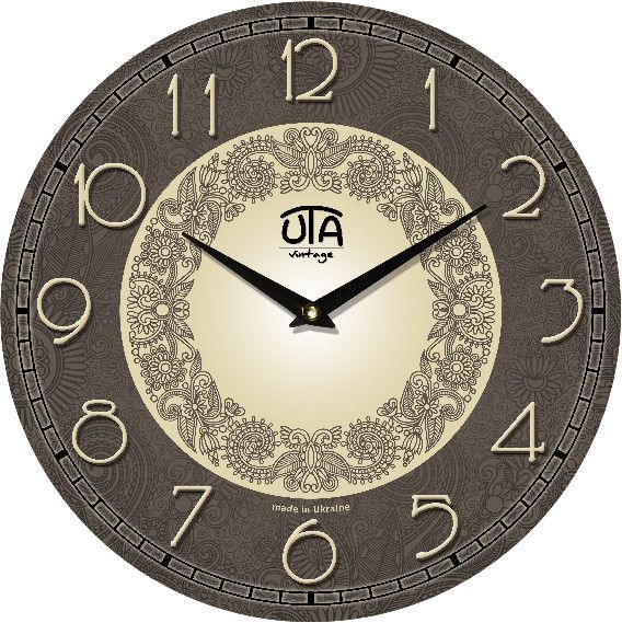 Часы в провансе (33 cм) UTA-017-VP серые Часы в провансе (33 cм) UTA-017-VP серые