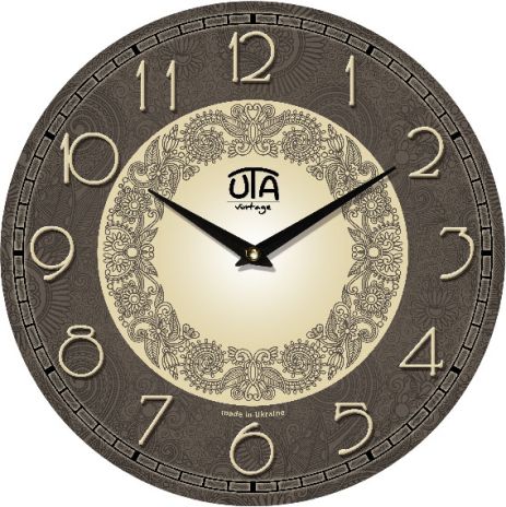 Часы в провансе (33 cм) UTA-017-VP серые Часы в провансе (33 cм) UTA-017-VP серые