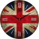 Настенные часы (33 cм) "Флаг Великобритании" UTA-013-VT белые