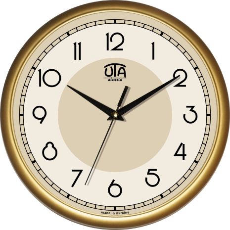 Офисные настенные часы (30 cм) UTA-01-G-01