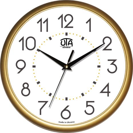 Настінний годинник до офісу (30 см) UTA-01-G-03