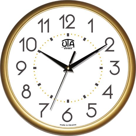 Настенные часы в офис (30 cм) UTA-01-G-03