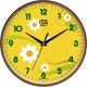 Настінний годинник (30 см) "ромашка" UTA-01-G-08