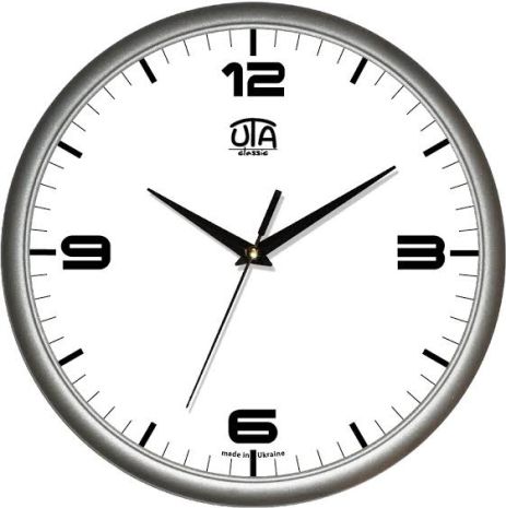 Wall Office годинники (30 см) UTA-01-S-40 срібло