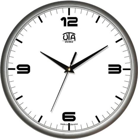 Wall Office годинники (30 см) UTA-01-S-40 срібло