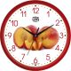 Часы кухонные настенные "Персики" UTA-01-R-66 красные Часы кухонные настенные "Персики" UTA-01-R-66 красные