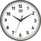 Настенные часы в офис (30 cм) UTA-01-S-39 серебристые