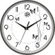 Настінний годинник (30 см) UTA-01-S-28- срібло Настінний годинник (30 см) UTA-01-S-28- срібло
