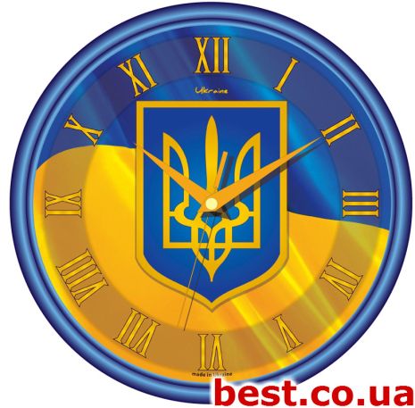 Настінні годинники з логотипом, символи класики (30 см) (з 20 шт.)