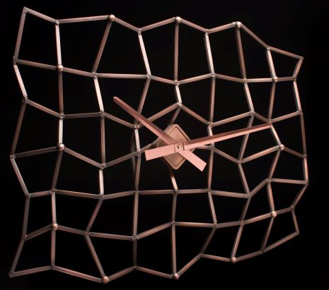 Великий настінний годинник B&D-07 сітка [метал]