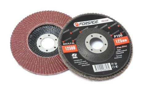 Круг лепестковый торцевой 125х22мм P80 Forsage ROCKFORCE F-FD580M