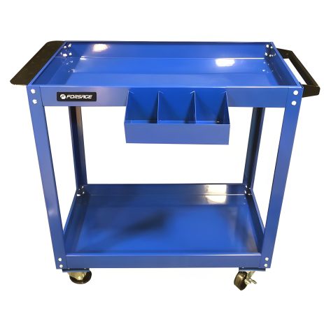 Инструментальная тележка 2-х полочная с лотком FORSAGE F-1141342 Инструментальная тележка 2-х полочная с лотком FORSAGE F-1141342