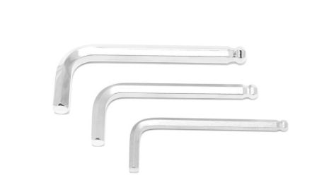 Ключ 6-гранный Г-образный с окр. наконечником 2мм Forsage ROCKFORCE F-76502