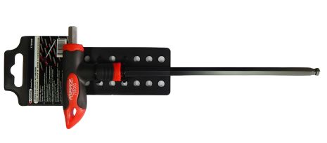 Ключ Т-образный 6-гранный с шаром и прорезиненной рукояткойH8x200мм, на пластиковом держателе FORSAGE F-76508G