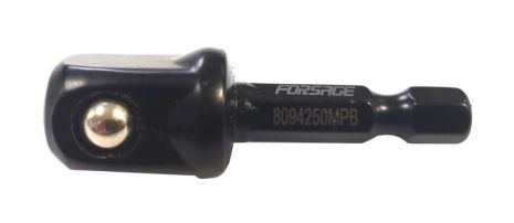 Адаптер переходник для шуруповерта 1/2"(F) x 1/4"(HEX) Forsage ROCKFORCE F-8094250MPB