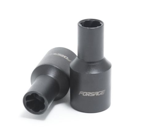 Головка-екстрактор для пошкоджених болтів/гайок 14ммх50мм, 1/2" FORSAGE F-90614 інструмент Головка-екстрактор для пошкоджених болтів/гайок 14ммх50мм, 1/2" FORSAGE F-90614 інструмент