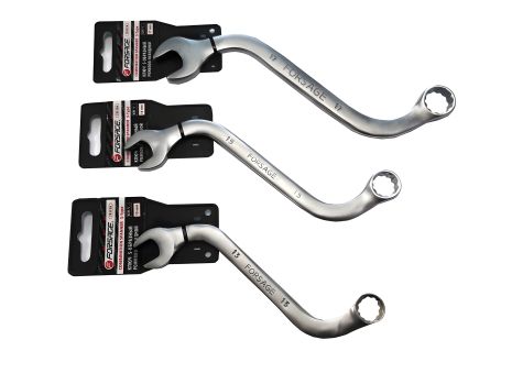 Ключ ріжково-накидний S-подібний 17мм з утримувачем FORSAGE F-76117A